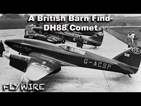 A British Barn Find DH88 Comet- Black Magic