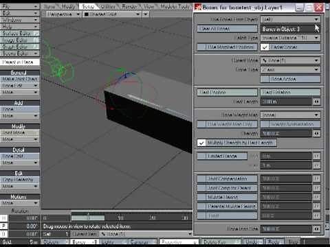 Bone Rigging Problems in Lightwave #1