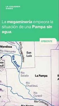 Can you imagine La Pampa without water? It's already happening, and mega-mining will make it worse.