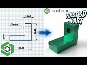 Onshape Tutorial for Beginners – Design Your First 3D Part (Step by Step)