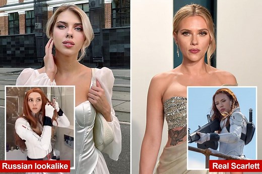 Russian TikToker looks eerily like Scarlett Johansson
