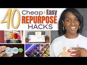 40 Clever Ways to Reuse/Repurpose Everyday Items