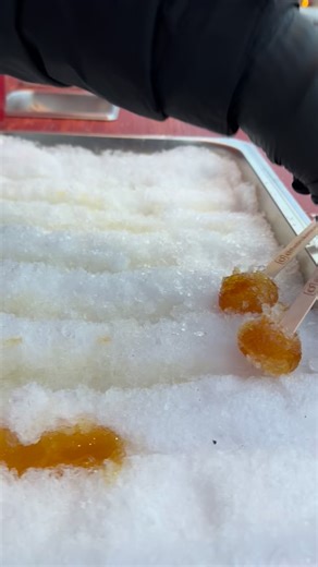 It might be icy cold outside but that’s the best time to make maple taffy! Breathe in some of the fresh cold air & make your days sweeter this weekend. See you in both Stratford @stratfordwinterfest and Waterloo @citywaterloo this Saturday ❄️ | The Broken Ice Company