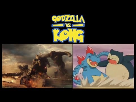 Godzilla vs. Kong trailer in Pokemon version(ポケモン版ゴジラvsコング予告編)