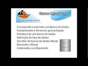 Curso Mysql base aula 1 - introdução