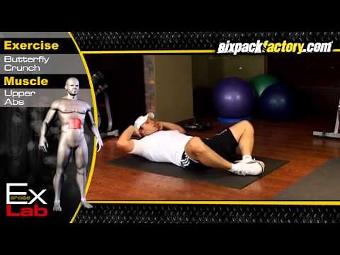 Butterfly Crunch : Best Ab Exercises