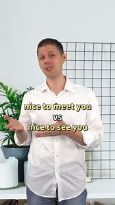 Nice to see you 跟 nice to meet you差在哪裡? 一秒辨別!👍 #英文會話 #nicetomeetyou | Gjun-就愛嗑英文吐司