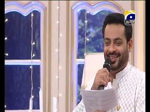 12thrabi ul awal Aamir Liaquat🤴🏾recited Qaseeda burda shareef 🕌🕋full(with urdu translation)❤️‍🔥