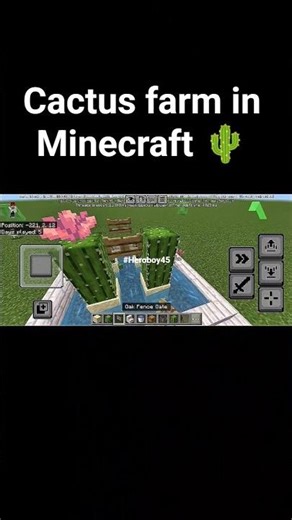 Minecraft Starter Cactus Farm You MUST Try 🌵💚