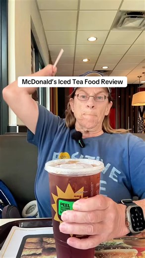 Rankin Food Reviews on Instagram: "McDonald’s Iced Tea Food Review @mcdonalds #mcdonalds #icedtea #fastfoodreview #foodreviewers"