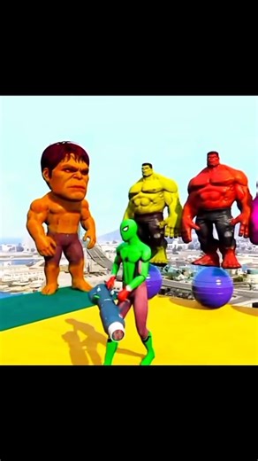 GTA 5 Funny Spiderman vs Red Minion Epic Ragdoll Episode.5