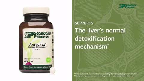 Standard Process Antronex Liver Health Dietary Supplement - Gluten-Free, Non-Dairy, Non-Soy & Non-Grain Immune Care - 330 Tablets