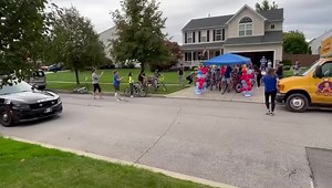 2.9K views · 75 reactions | Lancaster Police Department's Officer Szpylman lead the Village on the Park's Bike Parade last Saturday. It was a fun event and the neighborhood kids raised over $350 for PUNT Pediatric Cancer Collaborative!! | Lancaster, N.Y. Police Department | Facebook