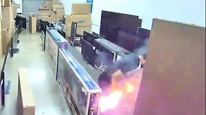 Dramatic moment e-cigarette EXPLODES in a man's pocket