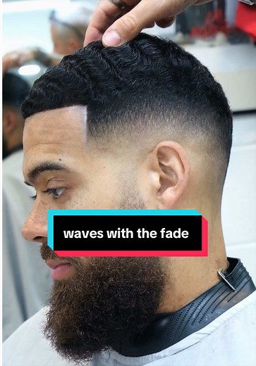 waves with the fade 💥 cut using @Wahl Professional UK styled with @House Of Waxx #menshair #hair #hairstylist #barber