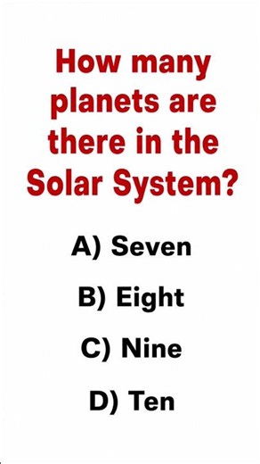 🌍 Solar System GK Quiz | How Many Planets Are There? 🪐 | Easy General Knowledge