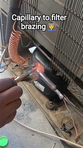 capillary to filter brazing 🧑‍🏭#shortsfeed