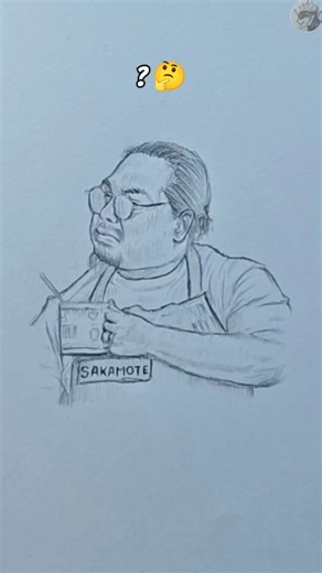 Drawing Taro Sakamoto from 10s,30s,1m,5m,10m,15m,30m and ?🤔 #fbreels #fyp #drawing #sketch #tarosakamoto | Pansy Art