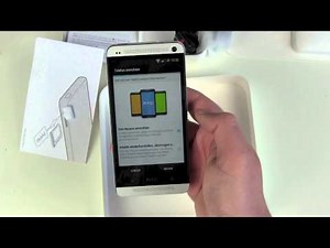 Setting up the HTC One and first impressions