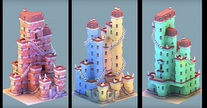 Using Wave Function Collapse Algorithm for Dioramas