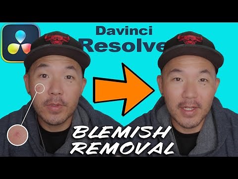 Davinci Resolve Blemish & Pimple Removal Tutorial. Easy Guide For Clearer Skin In Your Videos!
