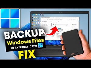 BACKUP Your Windows 11 FILES To External Drive - Do THIS