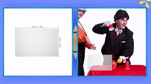 Abaodam Lenticular Lens Sheet Film for Magician Invisibility Shield Exceptional Transparency for Conjury Tricks Easy to Use for Stage Performances and Film Shoots