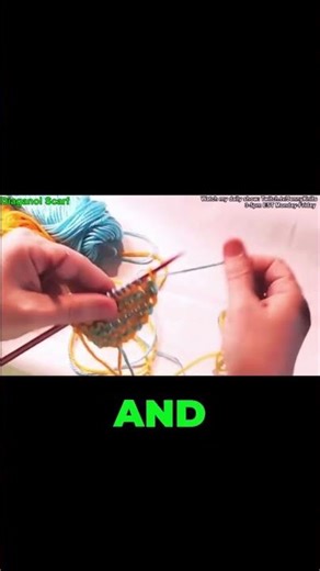 The Trick to Turning the Corner on a Diagonal Scarf