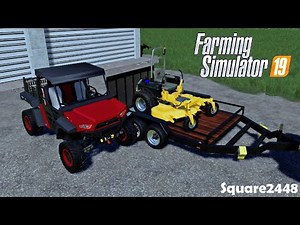 Lawn Mower Rental! (Zero Turn) | Xbox One | Modern Fence | Homeowner Series | FS19
