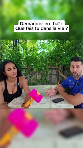Asking in Thai: What do you do for a living?
