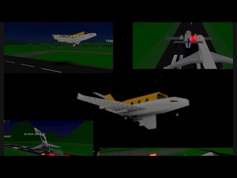 Realistic Plane Crashes, Planespotting and Runway Collisions #1 || Roblox Crash Studio Air
