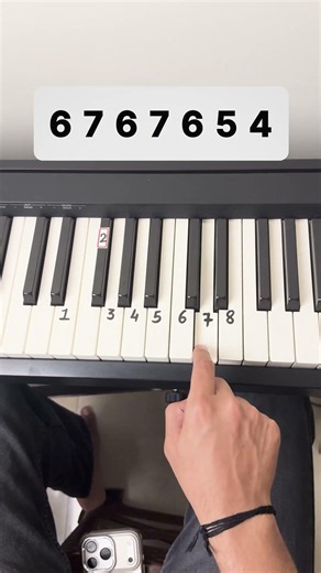 Main koi aisa geet gaun - Simple Tutorial #piano #shorts
