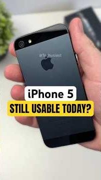 iPhone 5 is just as beautiful today as it was in 2012 (Black & Slate color)