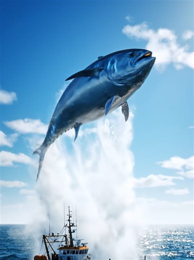 Gigantic Sea Monster Emerges from Ocean