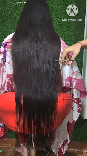 long haircut tutorial | haircut in extra long hairs #hair