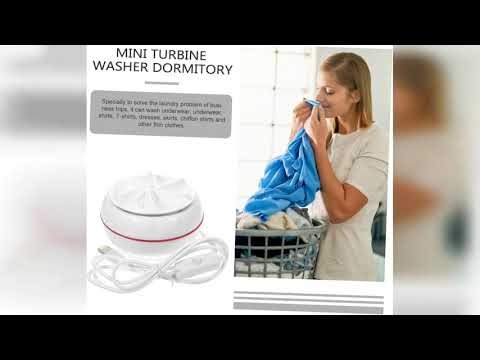 Review: Portable Mini Washing Machine USB Powered Compact Clothes Washer for Travel Dorm Home ...