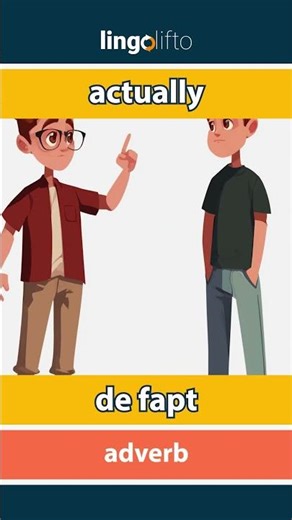 🇬🇧🇷🇴 actually - de fapt : learn English : să învățăm engleza : vocabulary builder