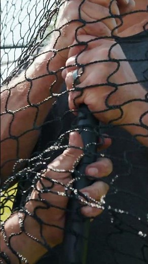 Outdoor Backyard Batting Cage Setup For Baseball Practice #battingpractice #baseballbatting