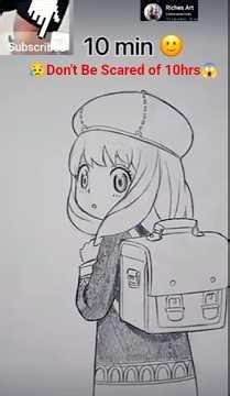 Master the art of drawing Anya Forger with these tips #shorts