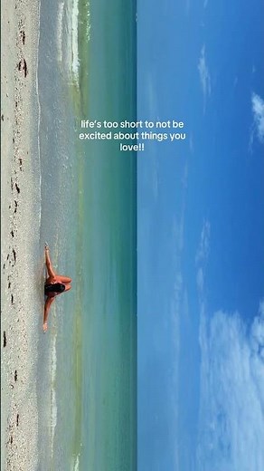 go to the beach!! set up ur tripod !! be excited!!