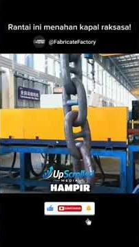 From Hot Steel To Giant Chain Ship! #heavymachinery #industrialprocess #viralshorts