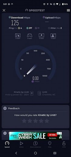 kinetic by Windstream Home Internet Speed Test