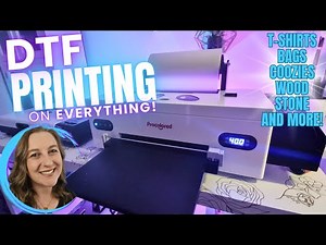 I Tried DTF Printing on EVERYTHING with My Procolored F13 DTF Printer! (Wood, Hats, Bags & More!)