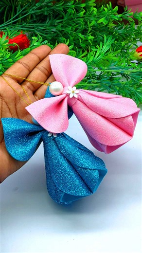 7.2K views · 49 reactions | Learn how to make a beautiful Christmas Angel using simple paper crafting techniques! This easy DIY tutorial shows you how to create a stunning paper angel perfect for decorating your Christmas tree, shelves, windows, or festive corners at home. #handmade #Christmas #shorts #diy | Origami Art & Crafts | Facebook