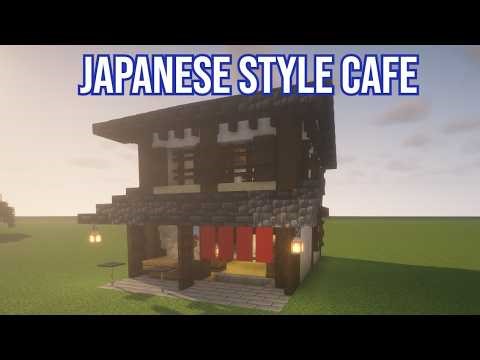 Japanese Style Cafe - Minecraft Build Tutorial