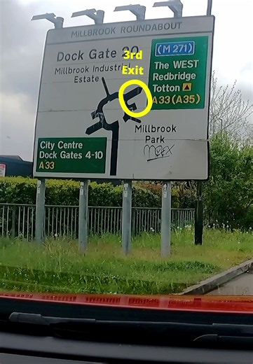 How to count roundabout exits.✅ #creatorsearchinsights #fypviralシ #roundabout #exit #viral