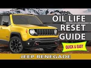 Réinitialisation du témoin de service de la Jeep Renegade.