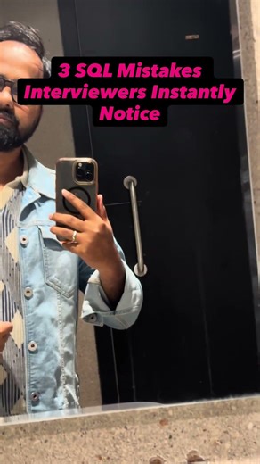 3 SQL Mistakes Interviewers Instantly Notice