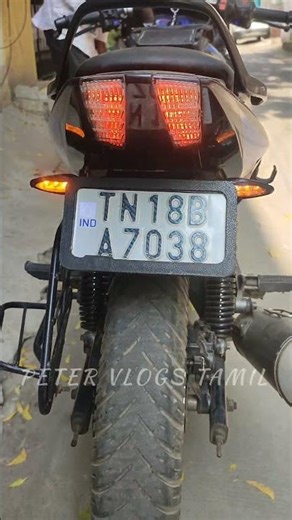 Pulsar 220 BS4 LED Headlight Modifications & Tail Tidy Fix | Peter Vlogs Tamil