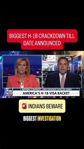 🚨 Trump Administration to launch the biggest H-1B crackdown yet
